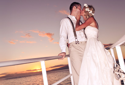 Leilani Yacht private wedding tour.